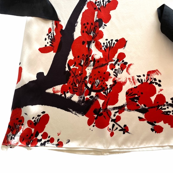 Jayson Brundson Silk Cherry Blossom Dress | US 8 NWT - Picture 7 of 14